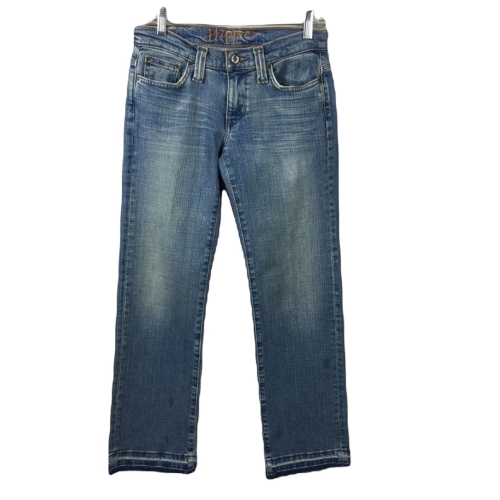 HIPPIE Light Wash Release Hem Ankle Jeans Juniors Size 5